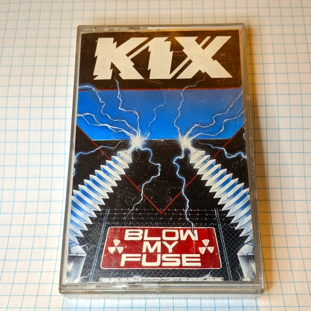 KIX Blow My Fuse cassette tape